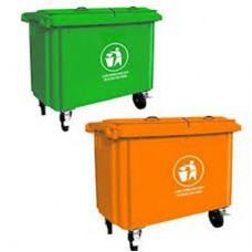 Thùng rác Composite có bánh xe 660L